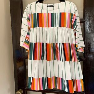 NWOT Anthropologie Marimekko colorful tunic. Size small
